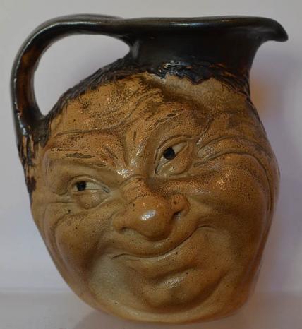 MARTIN BROTHER STONEWARE FACE JUG.