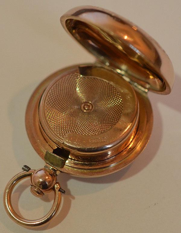 LATE VICTORIAN GOLD SOVEREIGN CASE.