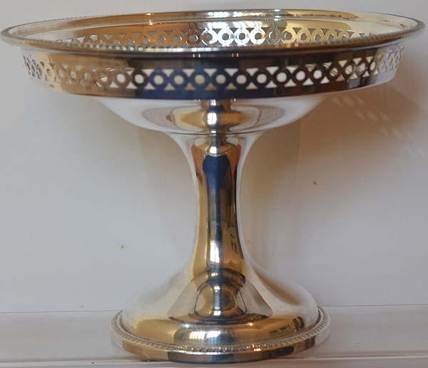 ENGLISH SILVER TAZZA.