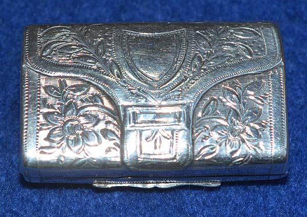 SILVER NOVELTY VINAIGRETTE DATED 1817.