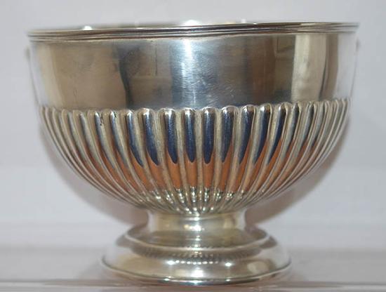 VICTORIAN SILVER BOWL.