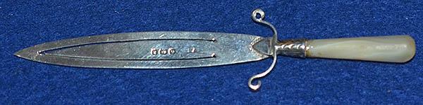 SILVER LATE VICTORIAN BOOK MARK.