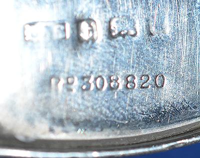 SILVER ANTIQUE ENGLISH POSTAL SCALES.