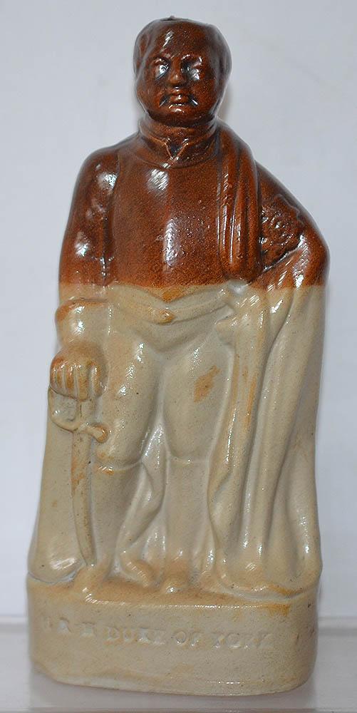 ENGLISH GEORGIAN REFORM FLASK, THE DUKE OF YORK.