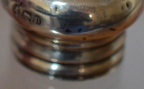 LARGE RUBY GLASS SILVER TOPED SCENT BOTTLE.