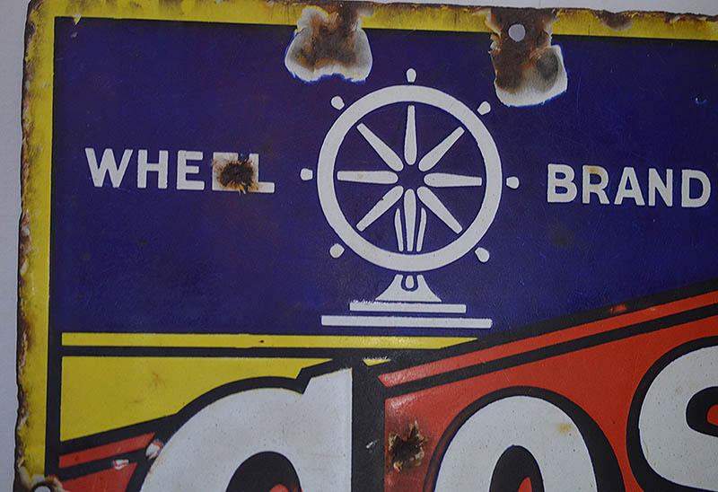 GOSSAGES SOAP ADVERTISING ENAMEL SIGN.
