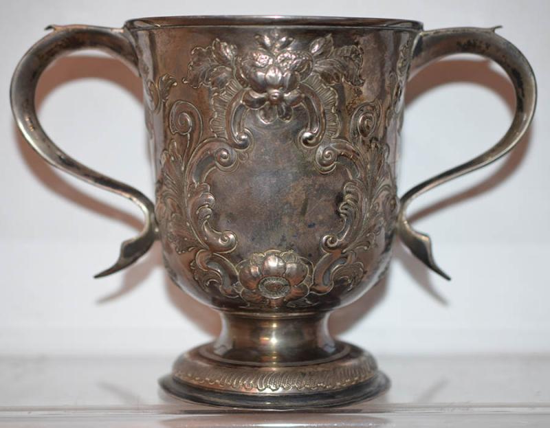 SILVER GEORGIAN LOVING CUP.