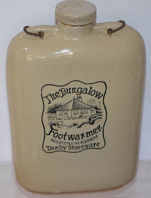 THE BUNGALOW STONWARE FOOT WARMER.